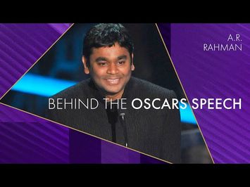 A.R. Rahman | Behind the Oscars Speech | Slumdog Millionaire