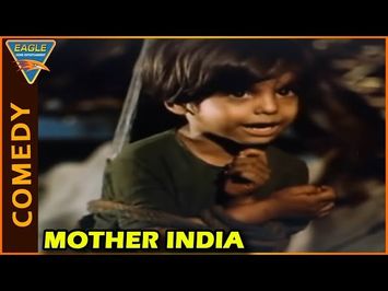 Mother India Movie | Sajid Khan Super Comedy Scene | Sunil Dutt | Rajendra Kumar | Nargis Dutt