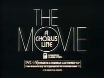 A Chorus Line 1985 TV trailer