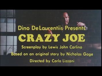 CRAZY JOE - (1974) Trailer