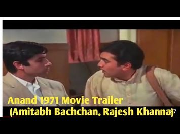 Anand 1971 Movie Trailer( Amitabh Bachchan,Rajesh Khanna)