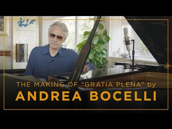 See an Exclusive Behind-The-Scenes to Andrea Bocelli's New Original Song for Fatima