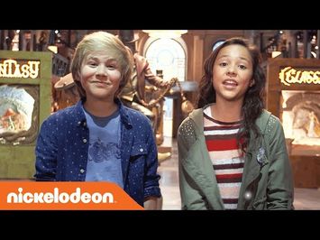 Behind the Scenes w/ Breanna Yde & Casey Simpson! | Escape From Mr. Lemoncello’s Library ? | Nick