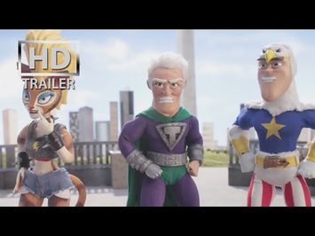 Super Mansion | official tailer US (2015) Bryan Cranston Crackle SDCC