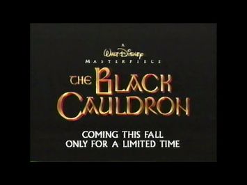 The Black Cauldron - 1998 Masterpiece Collection VHS Trailer #1