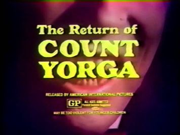 The Return of Count Yorga 1971 TV trailer