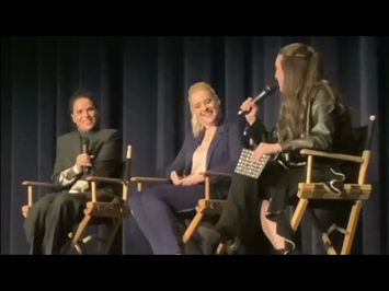 Lana Parrilla and Vivian Kerr Q&A at the Harmony Gold Theater