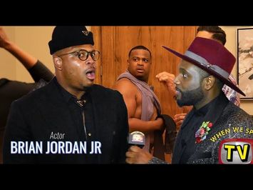 Actor Brian Jordan Jr from Tyler Perry's Sistas Sees Himself For The First Time