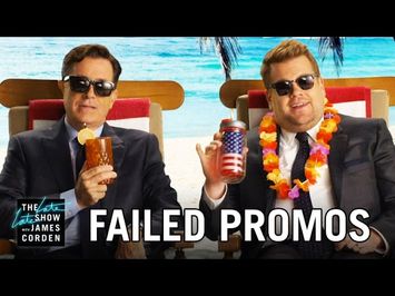 Failed Network Promos w/ Stephen Colbert & James Corden