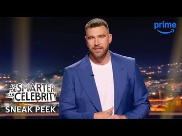 Travis Kelce Hosts Are You Smarter Than A Celebrity Sneak Peek