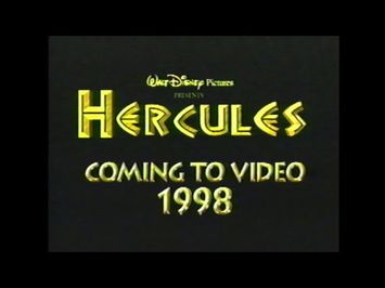 Hercules - 1998 VHS Trailer