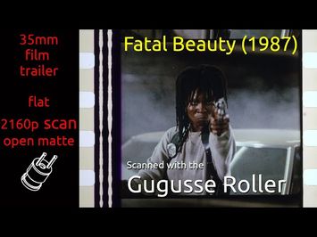 Fatal Beauty (1987) 35mm film trailer, flat open matte, 2160p