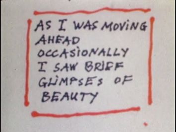 As I Was Moving Ahead Occasionally I Saw Brief Glimpses of Beauty (2000) - The Real Life