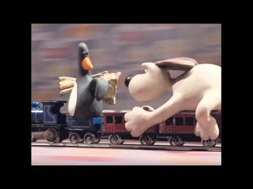 Wallace and Gromit - The Wrong Trousers | The Train Chase (HD)