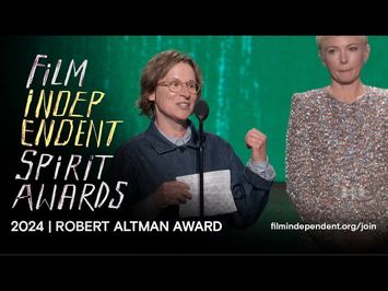 SHOWING UP wins the ROBERT ALTMAN AWARD at the 2024 Film Independent Spirit Awards