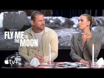 The Cast of Fly Me to the Moon Taste Test Space Food